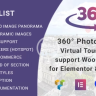 360° Photo Viewer (Virtual Tour) for Elementor, Gutenberg and WPBakery