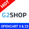Multipurpose eCommerce OpenCart Theme - G2shop