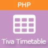 Tiva Timetable For PHP