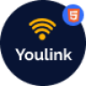 Youlink - Broadband & Internet Services HTML5 Template + RTL