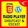 Radio Player Shoutcast & Icecast WordPress Plugin  by LambertGroup