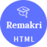 Remakri - Education Course HTML Template