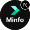 Minfo - Tailwind Personal Resume NextJS Template