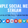 Simple Social Media Stream