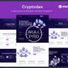 Cryptodax - Cryptocurrency & Blockchain Elementor Template Kit