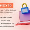 Bizzy 3D Icon Pack for Business and Marketing agency